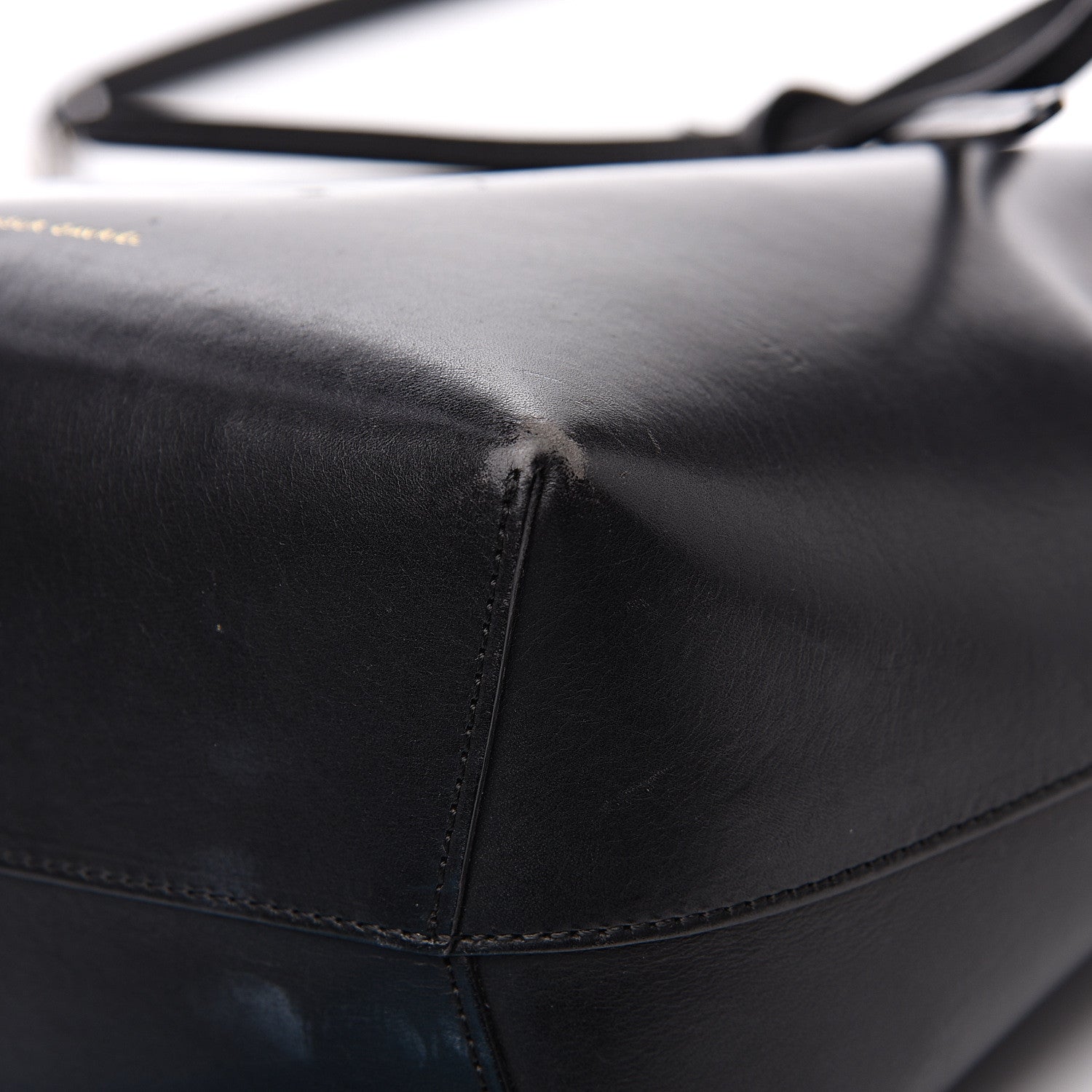 Mansur Gavriel Vegetable Tanned Calfskin Bucket Bag Black Flamma 13 of 15