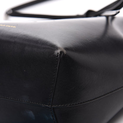 Mansur Gavriel Vegetable Tanned Calfskin Bucket Bag Black Flamma 13 of 15