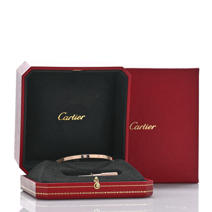 Cartier 18K Pink Gold Small LOVE Bracelet 17 5 of 5