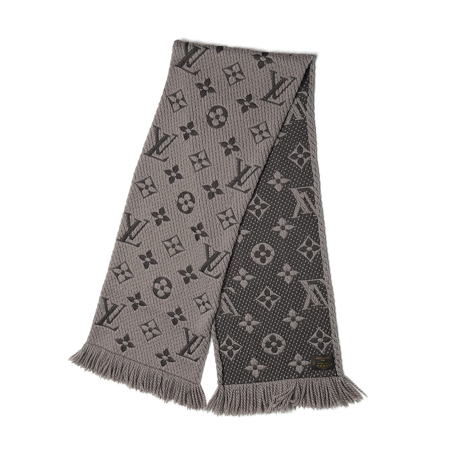 Wool Silk Logomania Scarf Verone