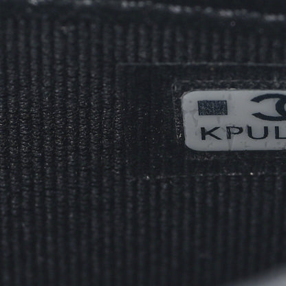 Chanel Lambskin Quilted Flap Phone Holder With Chain So Black 9 of 12