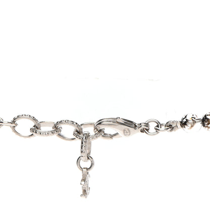 Chanel Pearl Crystal Bead CC Long Pendant Necklace 4 of 5