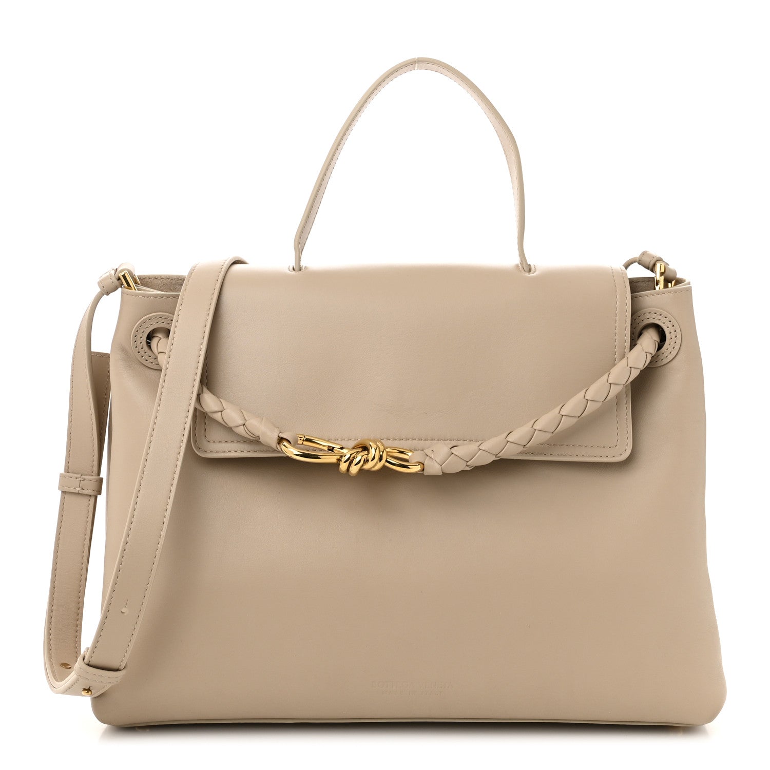 Bottega Veneta Silky Calfskin Medium Ciao Ciao Ecru 1 of 10