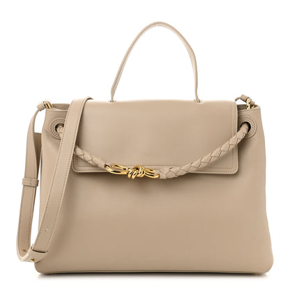 Bottega Veneta Silky Calfskin Medium Ciao Ciao Ecru 1 of 10