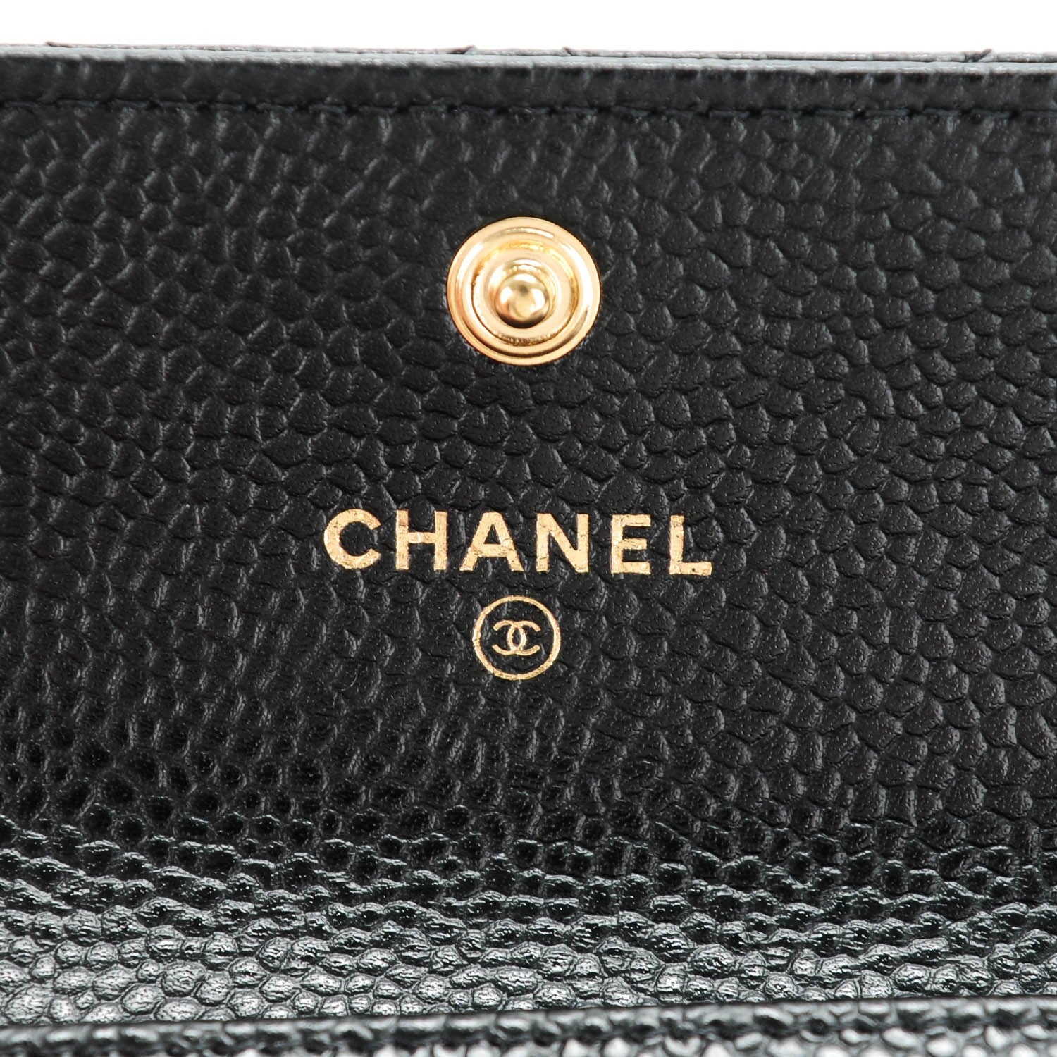 Chanel Caviar Quilted Flap Card Holder Black 6 of 8