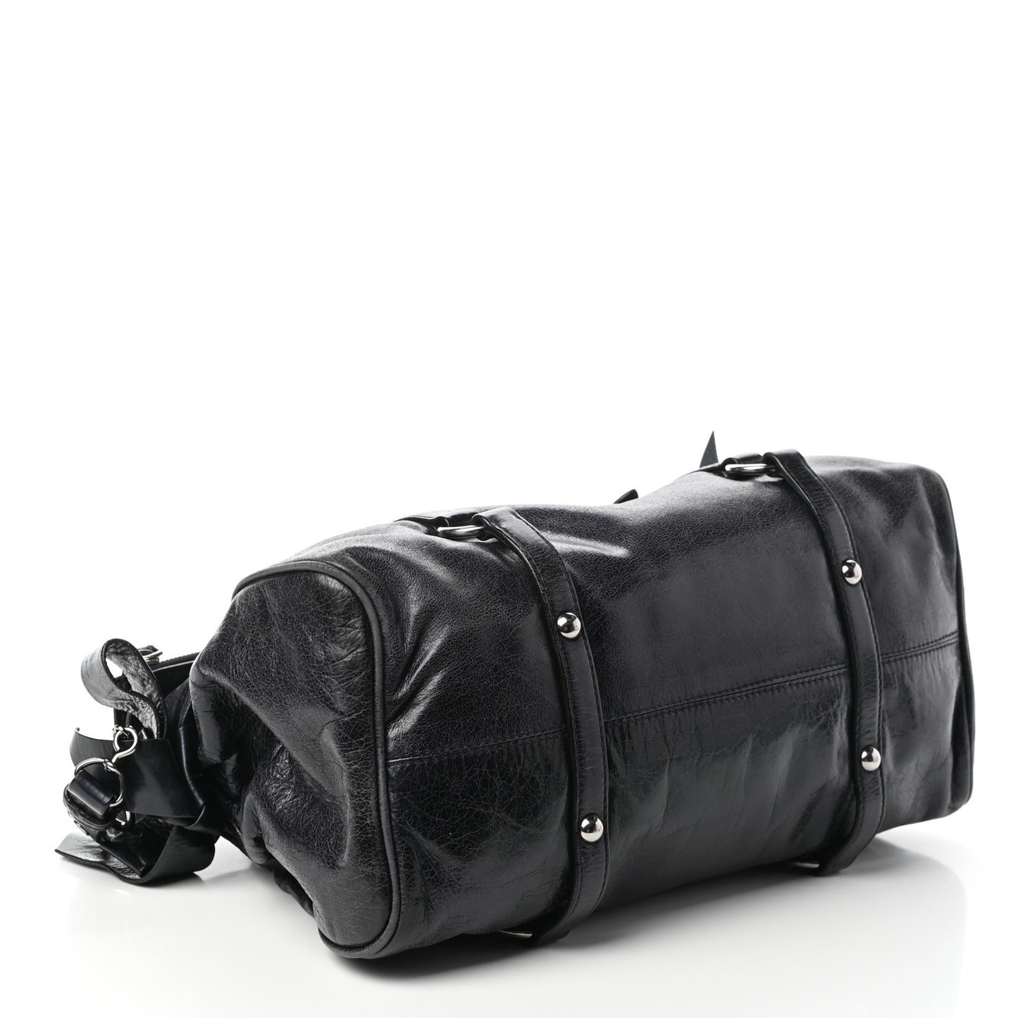 Vitello Lux Medium Bow Bag Bluette