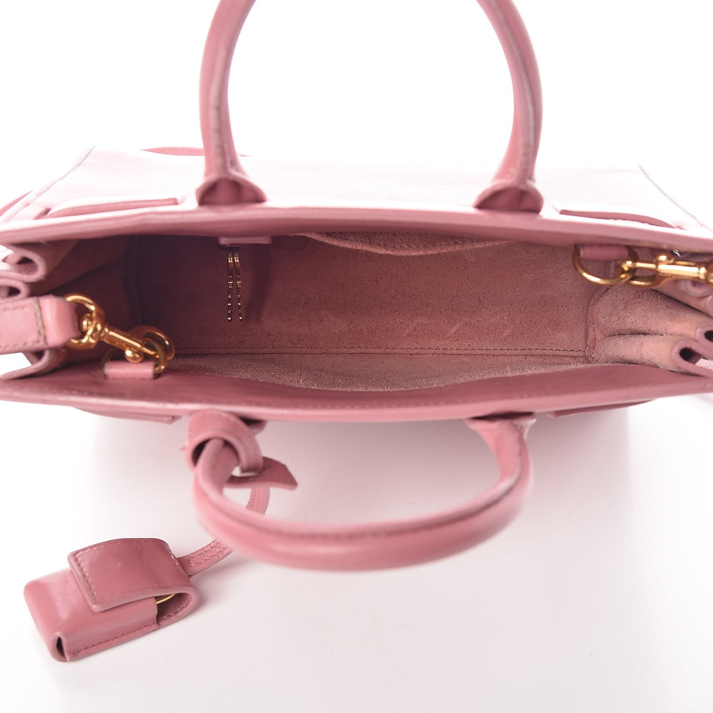 Calfskin Nano Sac De Jour Rose Dark