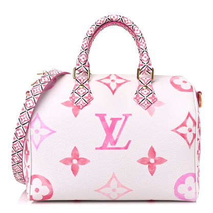 Louis Vuitton Monogram Giant By The Pool 2.0 Speedy Bandouliere 25 Rose 1 of 8