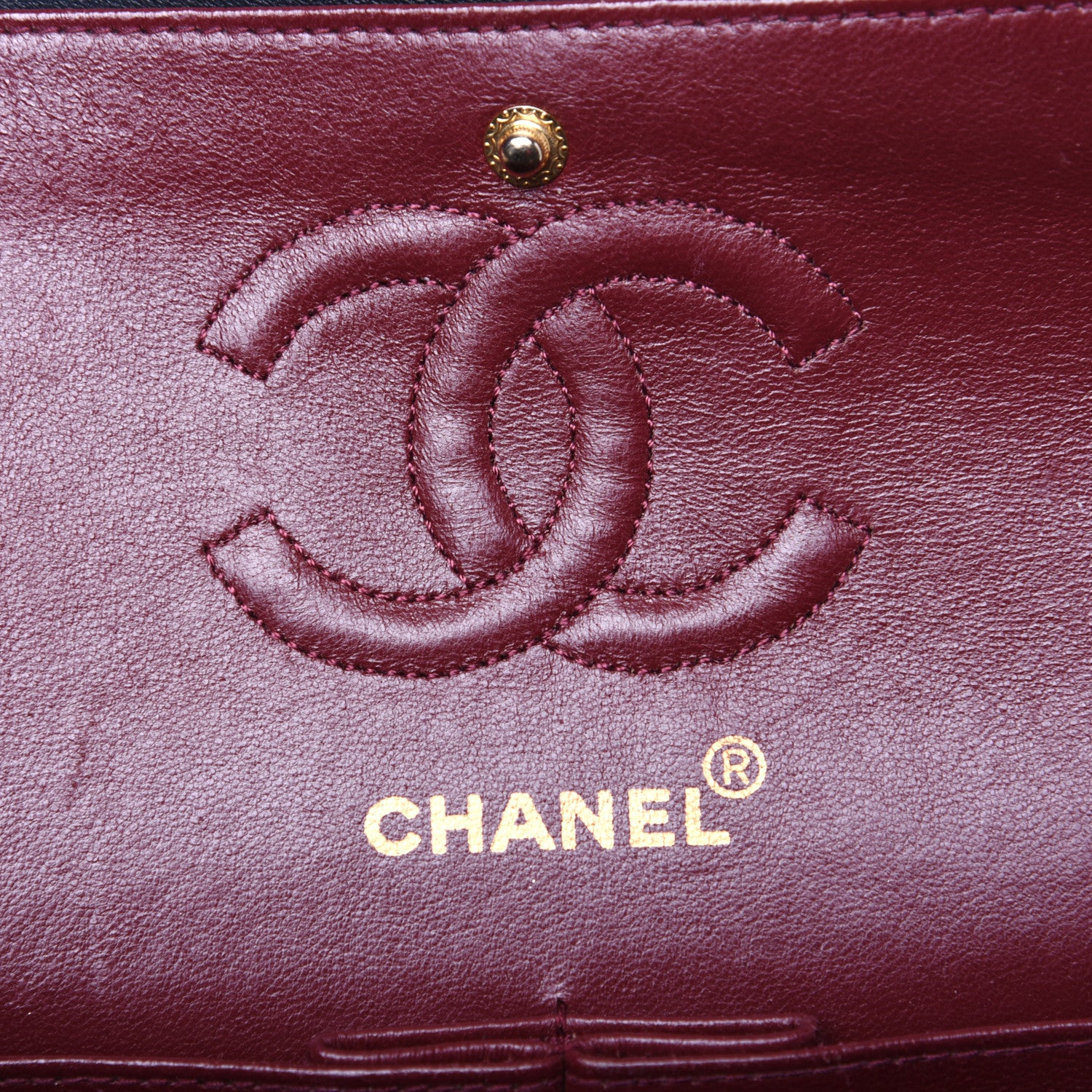 Chanel Lambskin Quilted Small Double Flap Navy 9 of 13