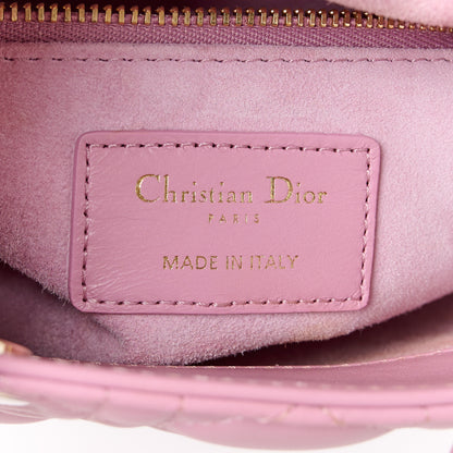 Christian Dior Lambskin Cannage Mini Lady Dior Light Pink 6 of 10