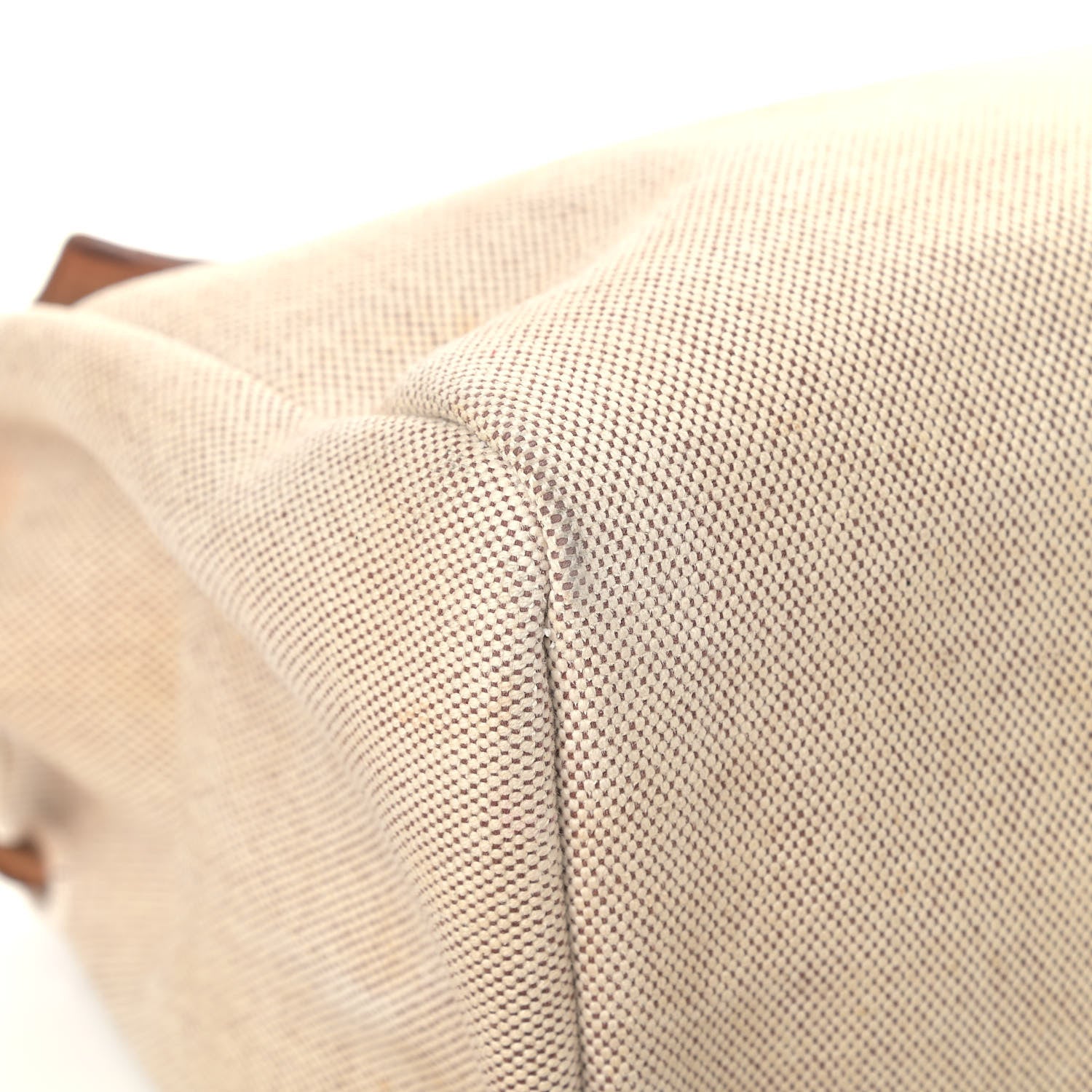 Hermes Toile Vache Calfskin Herbag Cabas Havane 8 of 16