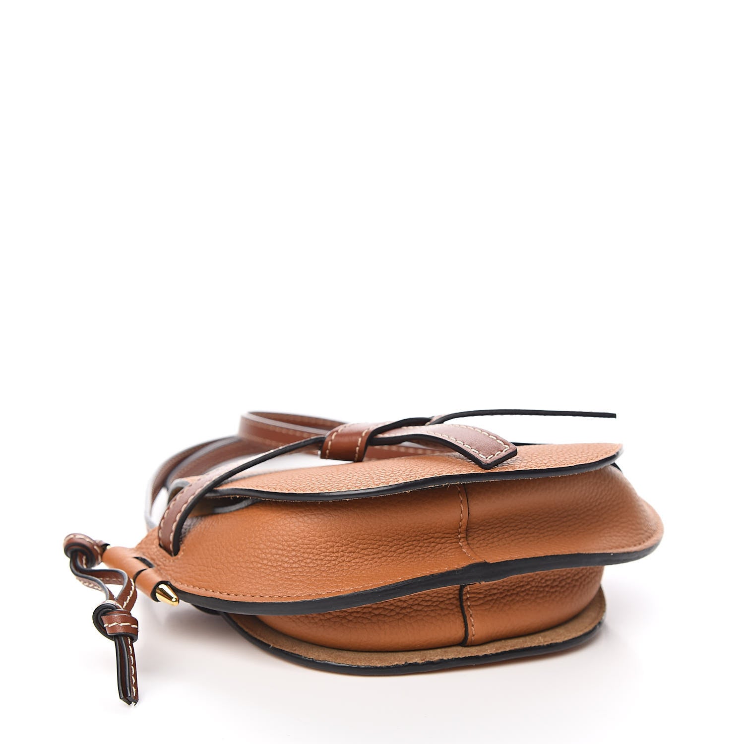 Loewe Grained Calfskin Mini Gate Crossbody Bag Caramel Pecan 4 of 9