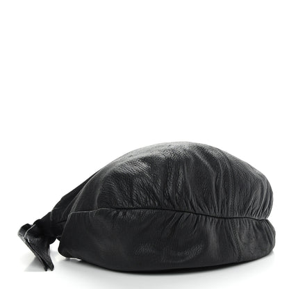 Gucci Pebbled Calfskin Medium Jungle Hobo Black 4 of 11