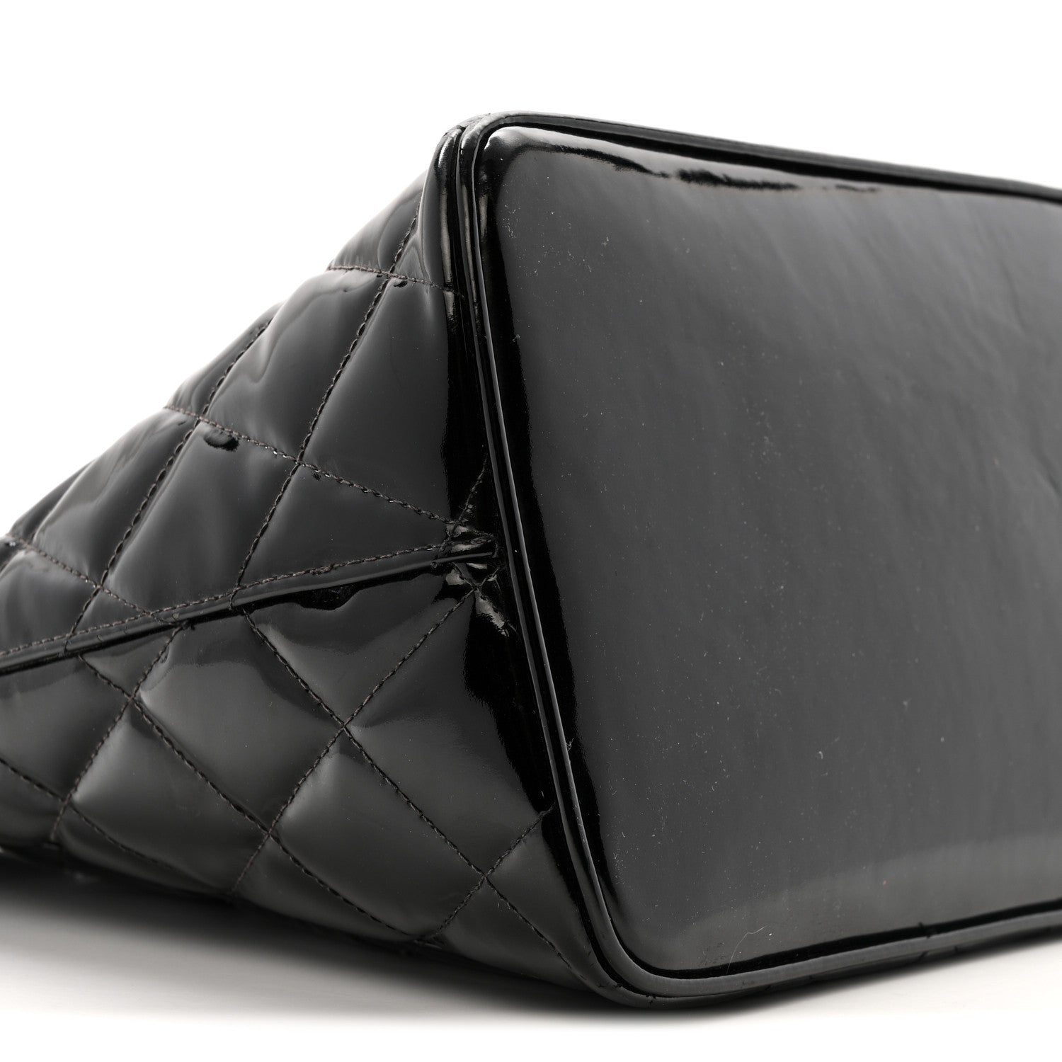 Chanel Patent Medallion Tote Black 9 of 16
