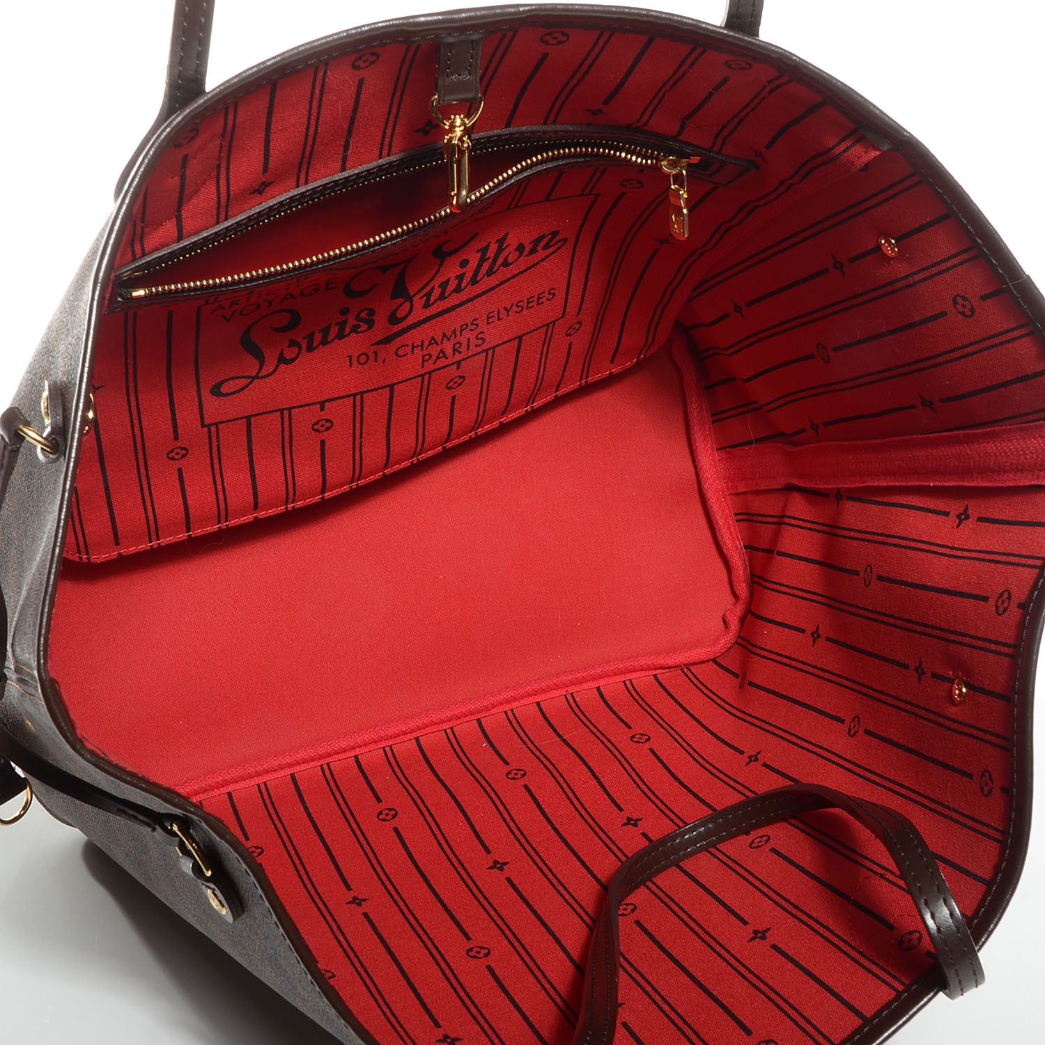 Louis Vuitton Damier Ebene Neverfull MM 7 of 7