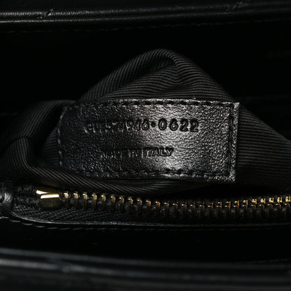 Saint Laurent Calfskin Y Quilted Monogram Medium Loulou Chain Satchel Black 7 of 10