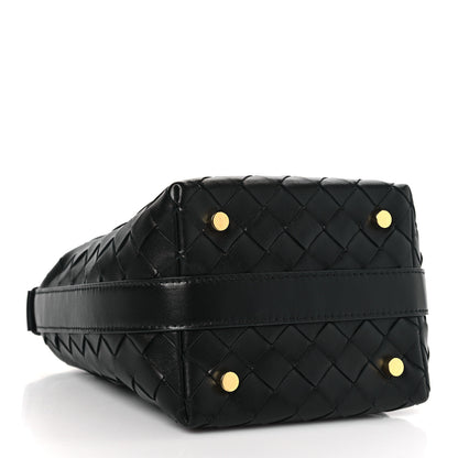 Bottega Veneta Calfskin Nappa Intrecciato Candy Wallace Black 4 of 8