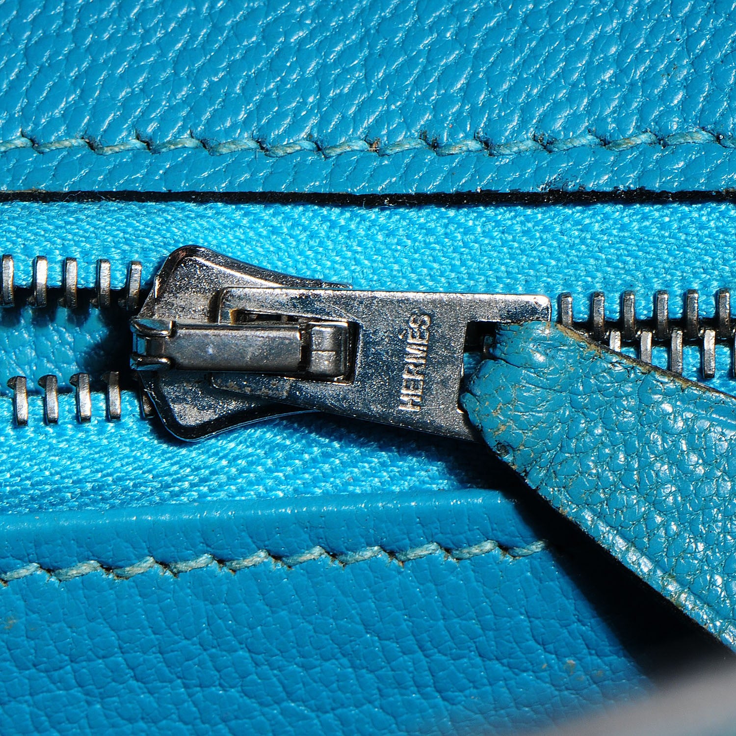 Hermes Chevre de Coromandel Birkin 30 Turquoise 23 of 28