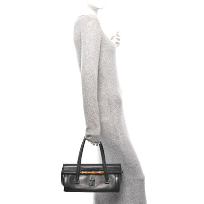 Gucci Calfskin Bamboo Bullet Black 2 of 13
