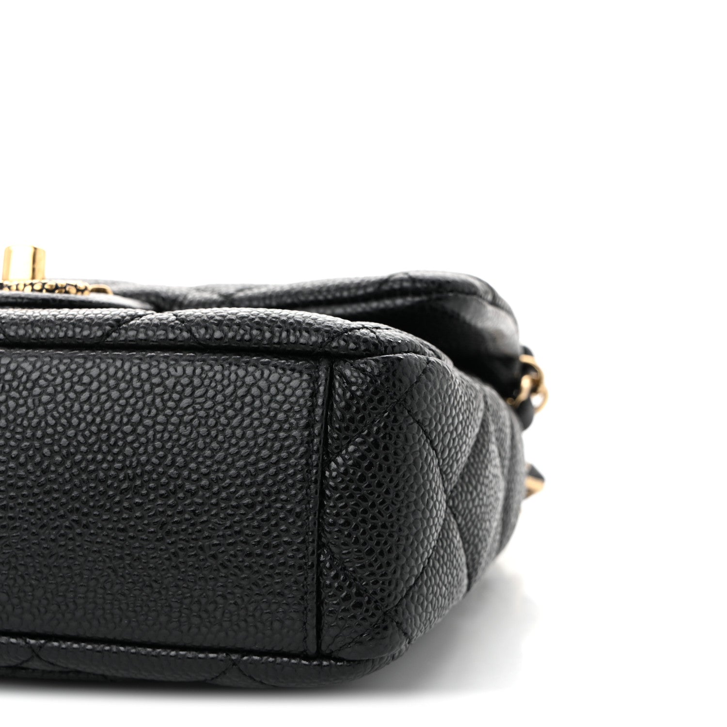 Chanel Grained Lambskin Quilted Mini Flap Black 10 of 11