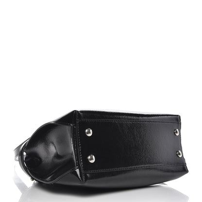 Burberry Soft Calfskin Small Banner Tote Black 4 of 10