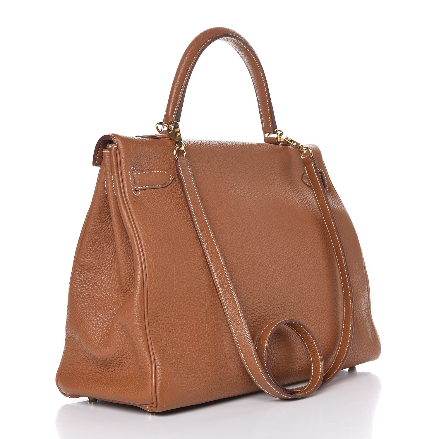 Hermes Togo Kelly Retourne 35 Gold 4 of 11
