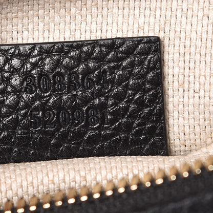 Gucci Pebbled Calfskin Small Soho Disco Bag Black 7 of 7