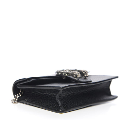 Gucci Calfskin Super Mini Dionysus Shoulder Bag Black 3 of 8