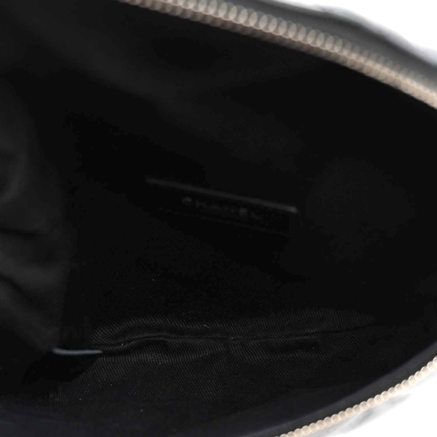 Chanel Calfskin Quilted Uniform Waist Belt Bag Black 4 of 13