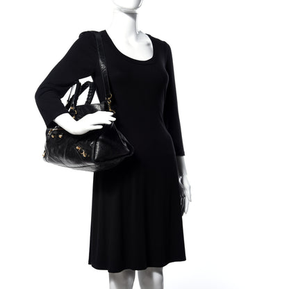 Balenciaga Agneau Giant 12 Gold Hardware Part Time Black 2 of 9