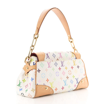 Louis Vuitton Monogram Multicolor Beverly MM White 3 of 15