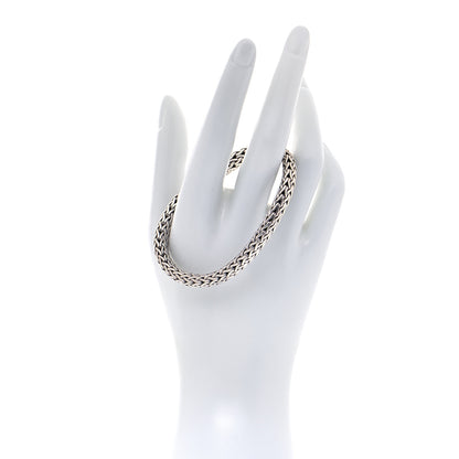 John Hardy Sterling Silver Diamond 7mm Classic Chain Bracelet 3 of 7
