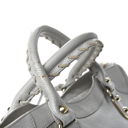 Balenciaga Chevre Gold Metallic Edge Hardware City Gris Perle 13 of 13