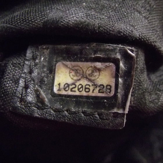 Caviar Square Stitched Bag Black