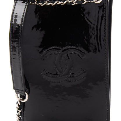 Chanel Patent CC Phone Holder Crossbody Black 10 of 10