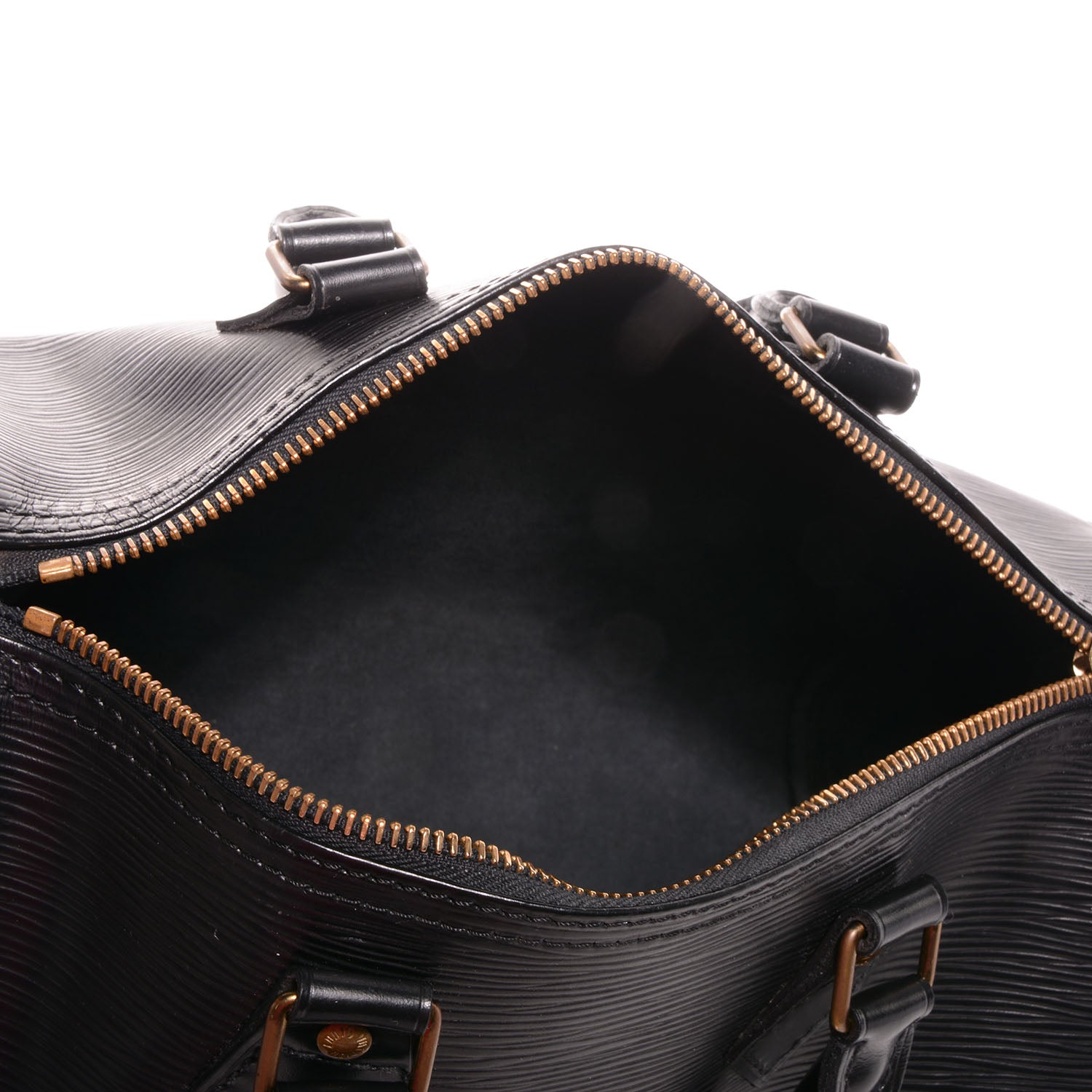 Louis Vuitton Epi Speedy 25 Black 5 of 7