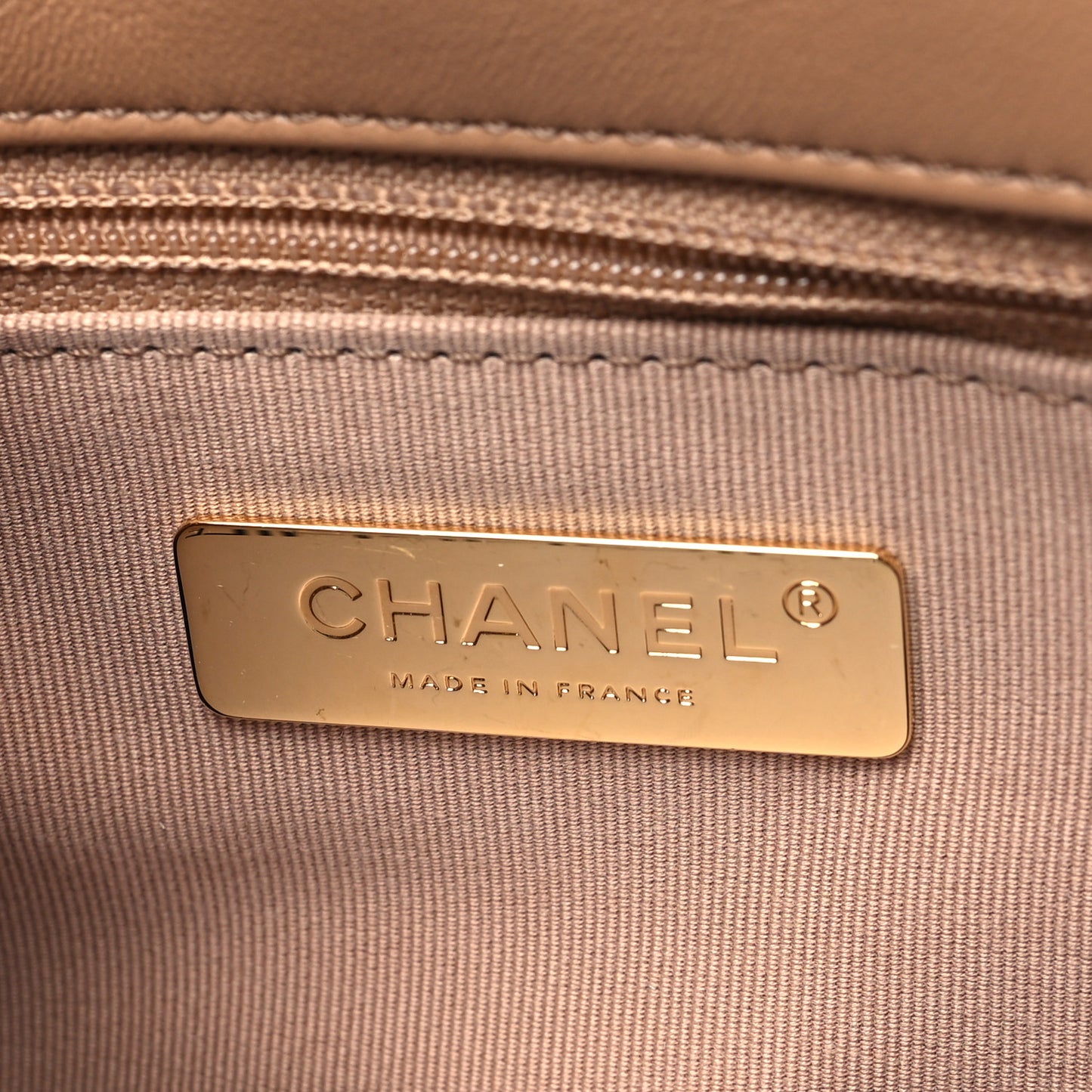 Lambskin Quilted Medium Chanel 19 Flap Brown