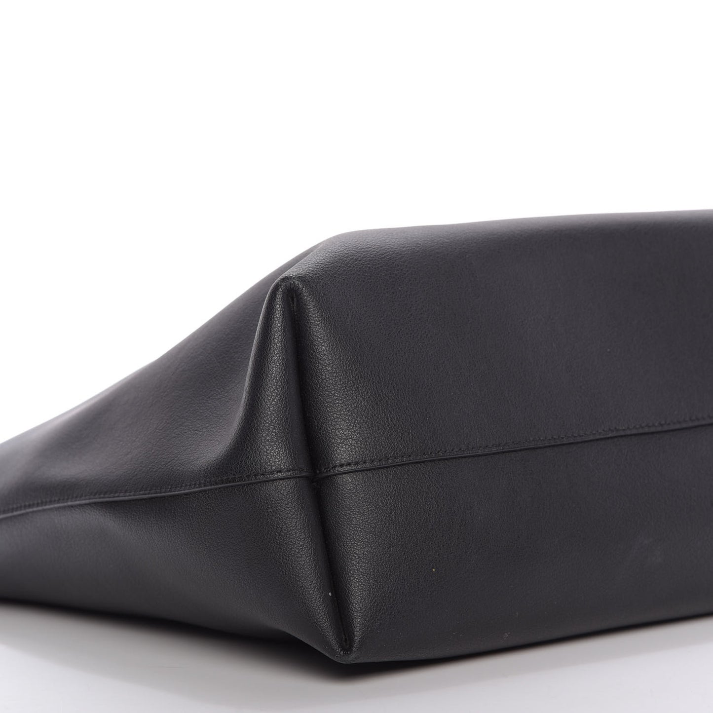 Calfskin Large Shopping Tote Black