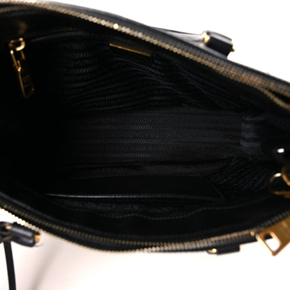 Prada Saffiano Medium Galleria Double Zip Tote Black 5 of 12