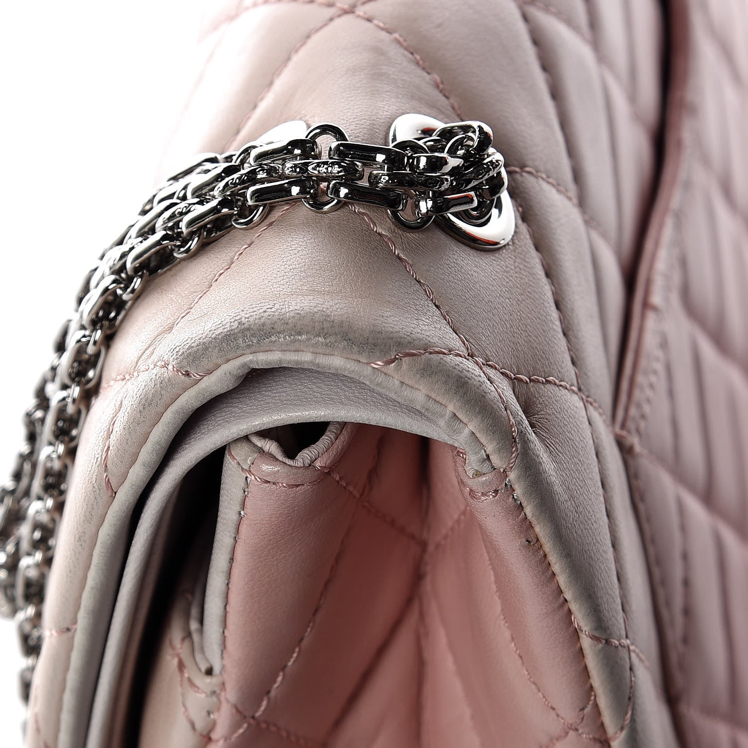 Chanel Lambskin 2.55 Reissue 227 Pink Degrade 14 of 19