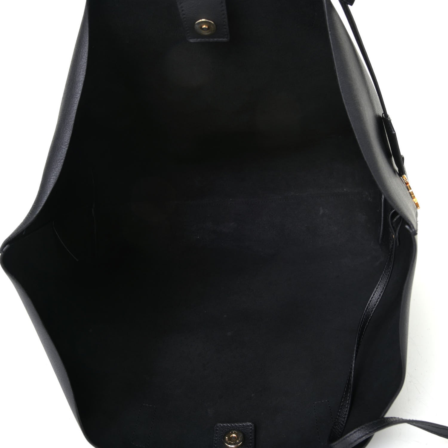 Saint Laurent Calfskin Large Shopping Tote Black 4 of 8