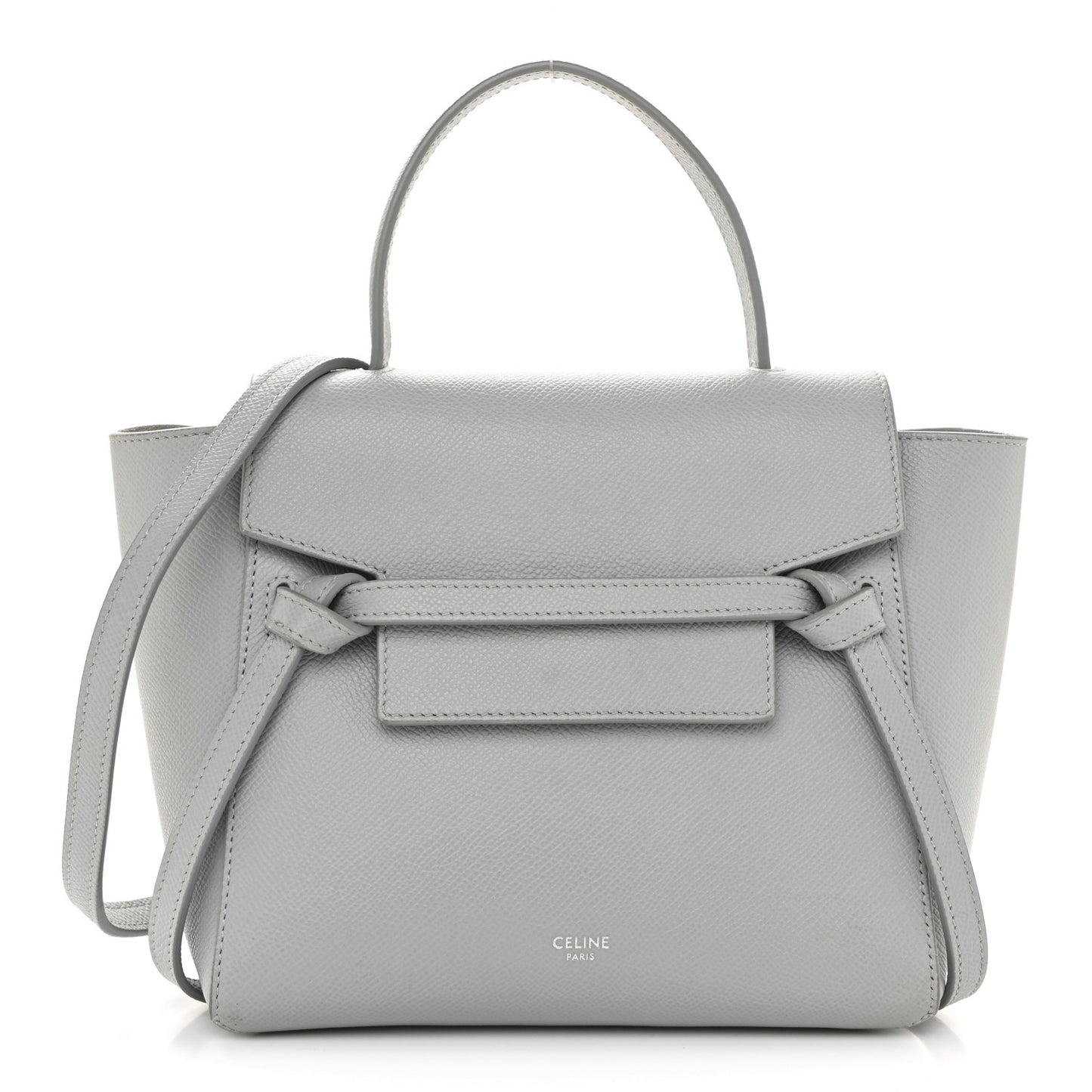 Grained Calfskin Nano Belt Bag Mineral