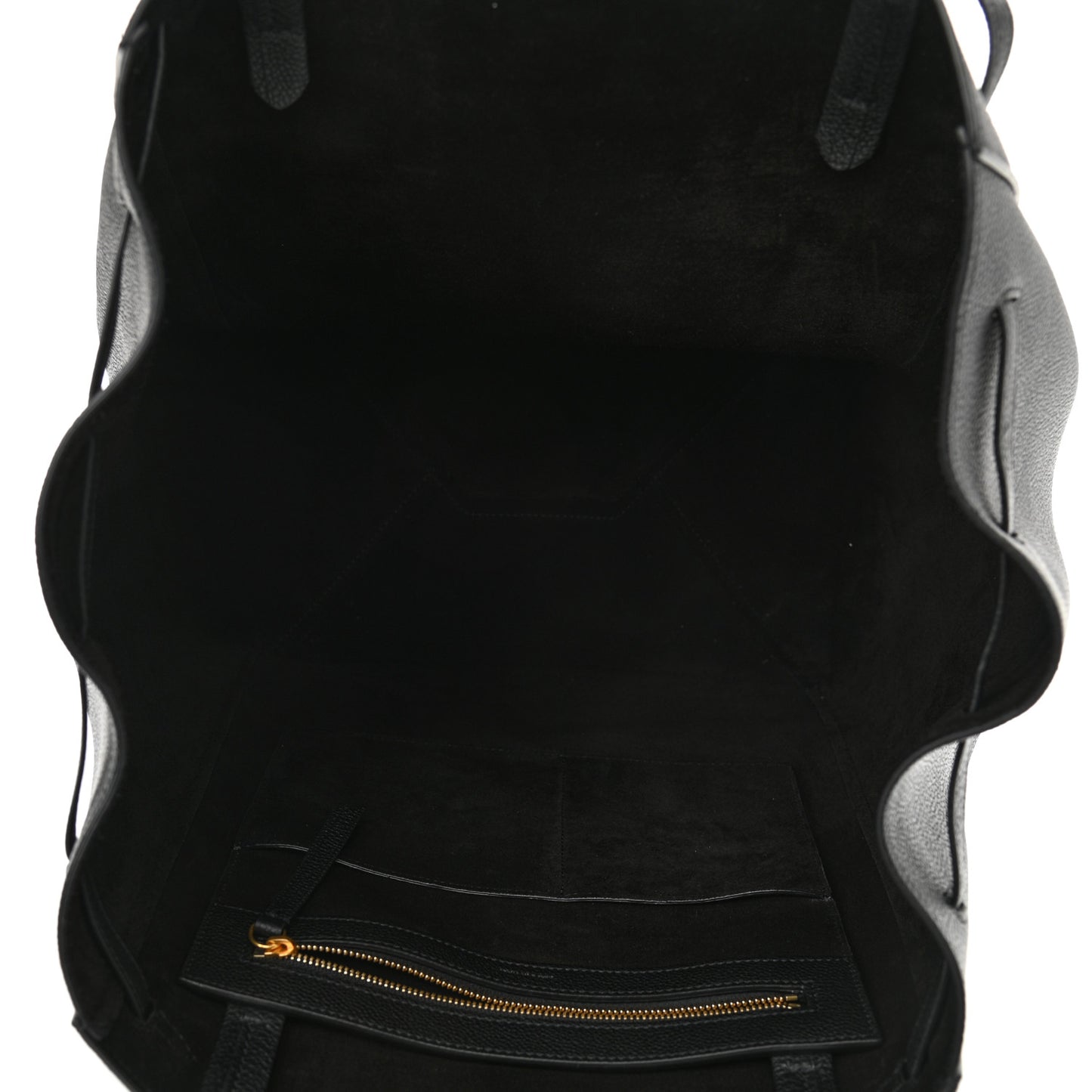 Soft Grained Calfskin Medium Belt Cabas Phantom Black