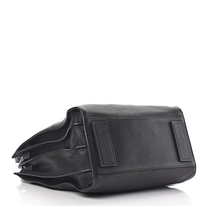 Saint Laurent Grained Calfskin Small Souple Sac De Jour Black 4 of 11