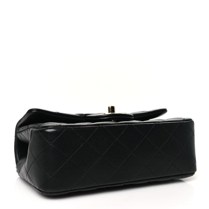 Chanel Lambskin Quilted Mini Top Handle Rectangular Flap Black 4 of 11