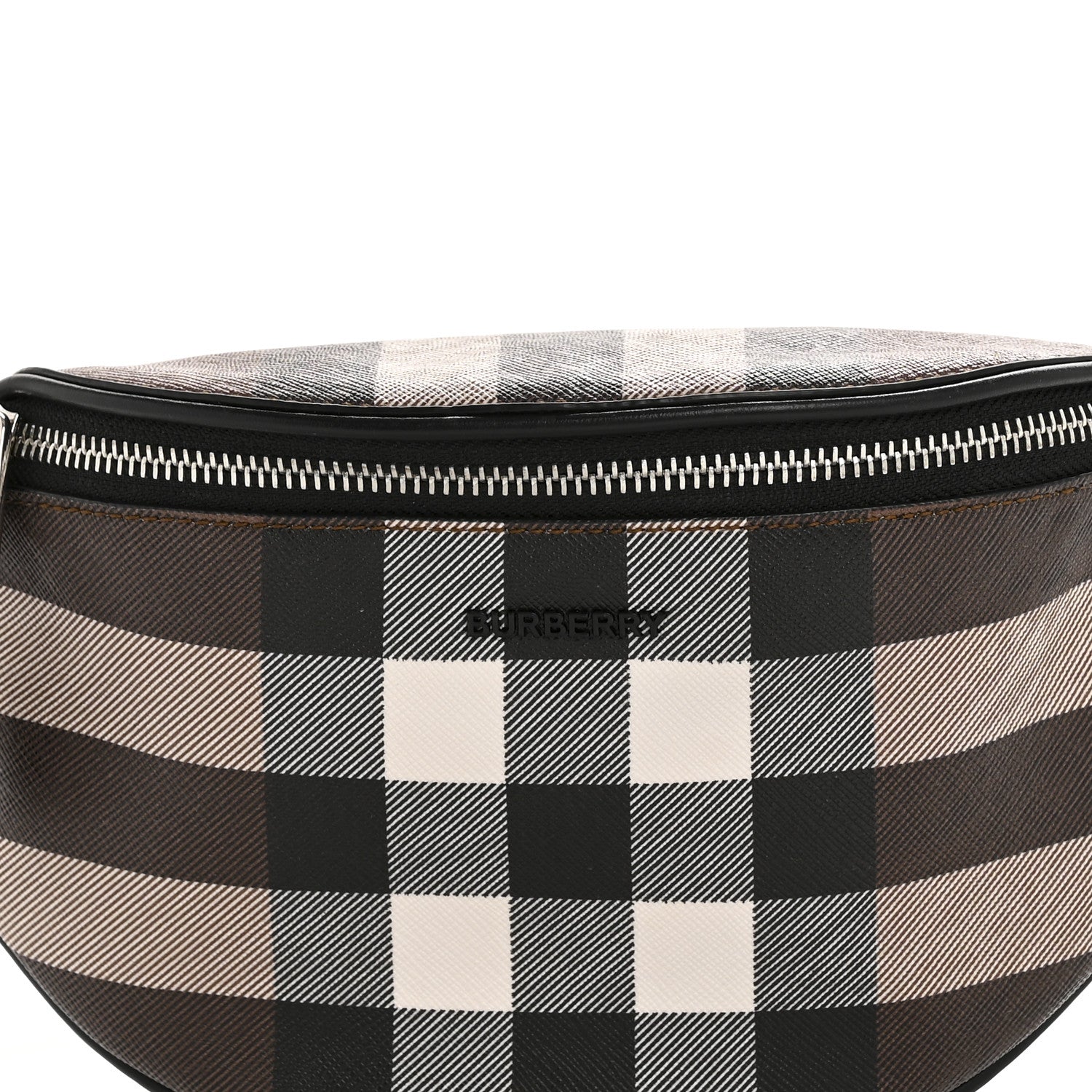 Burberry E-canvas Check Cason Bum Bag Dark Birch Brown 9 of 13