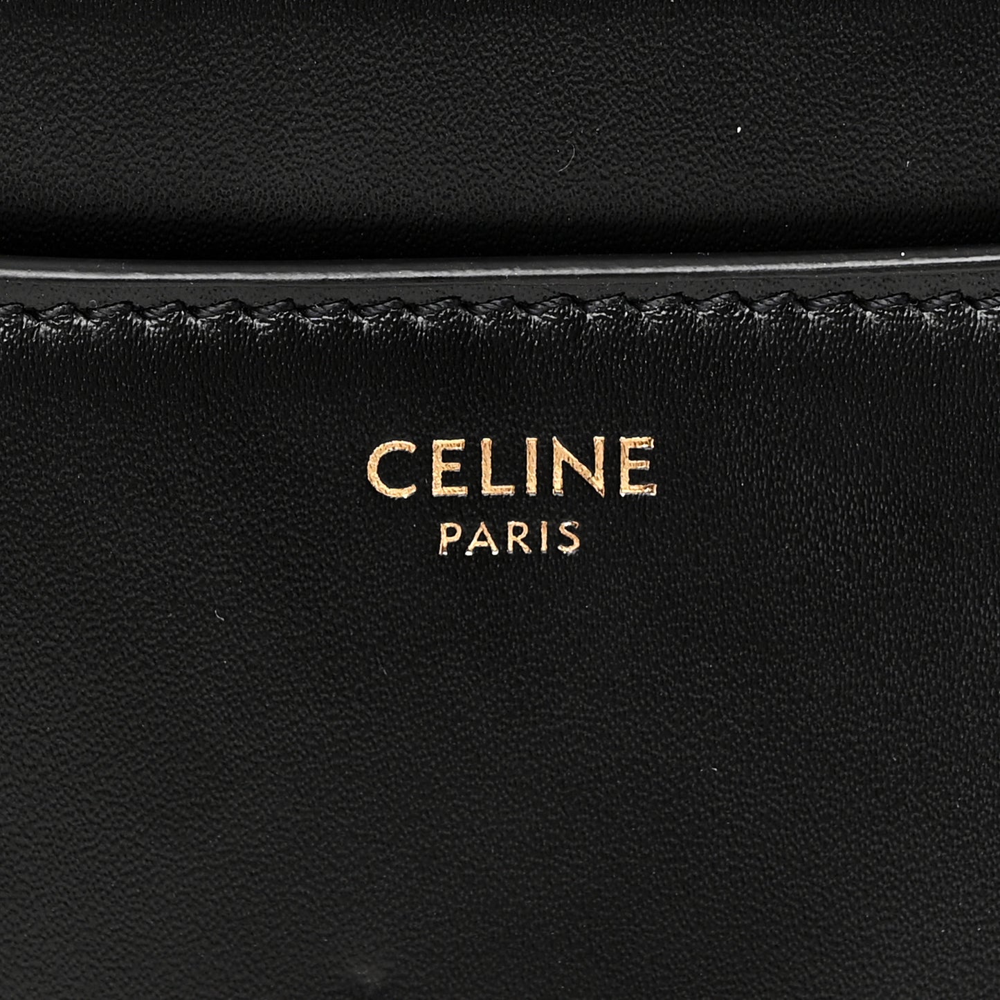 Satinated Calfskin Mini 16 Top Handle Bag Black