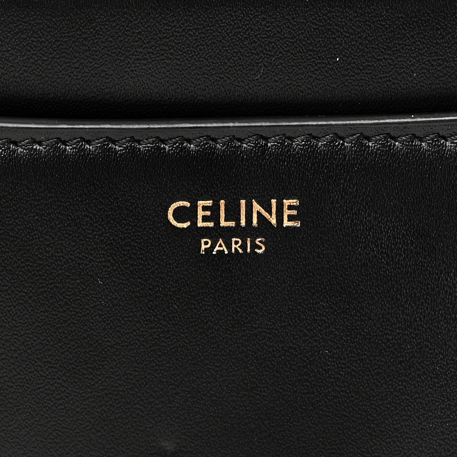 Celine Satinated Calfskin Mini 16 Top Handle Bag Black 6 of 11