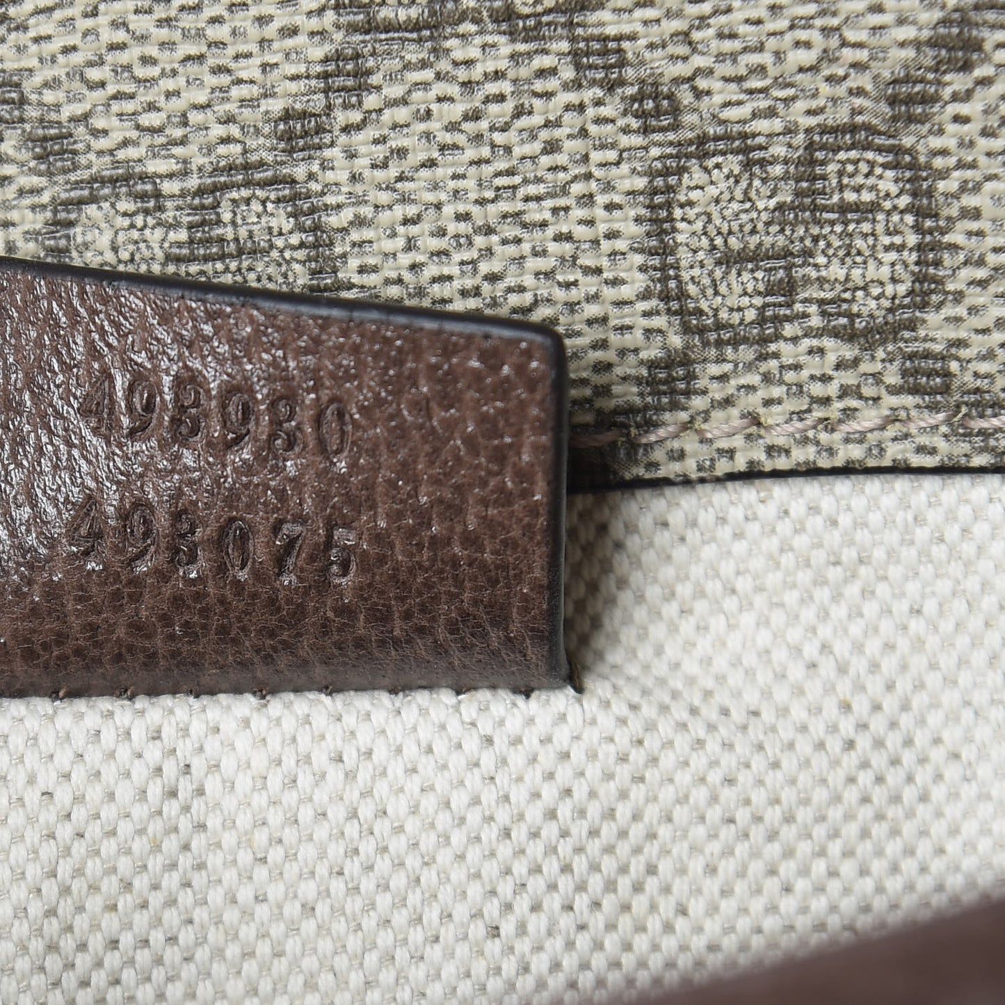 GG Supreme Monogram Neo Vintage Web Belt Bag Brown