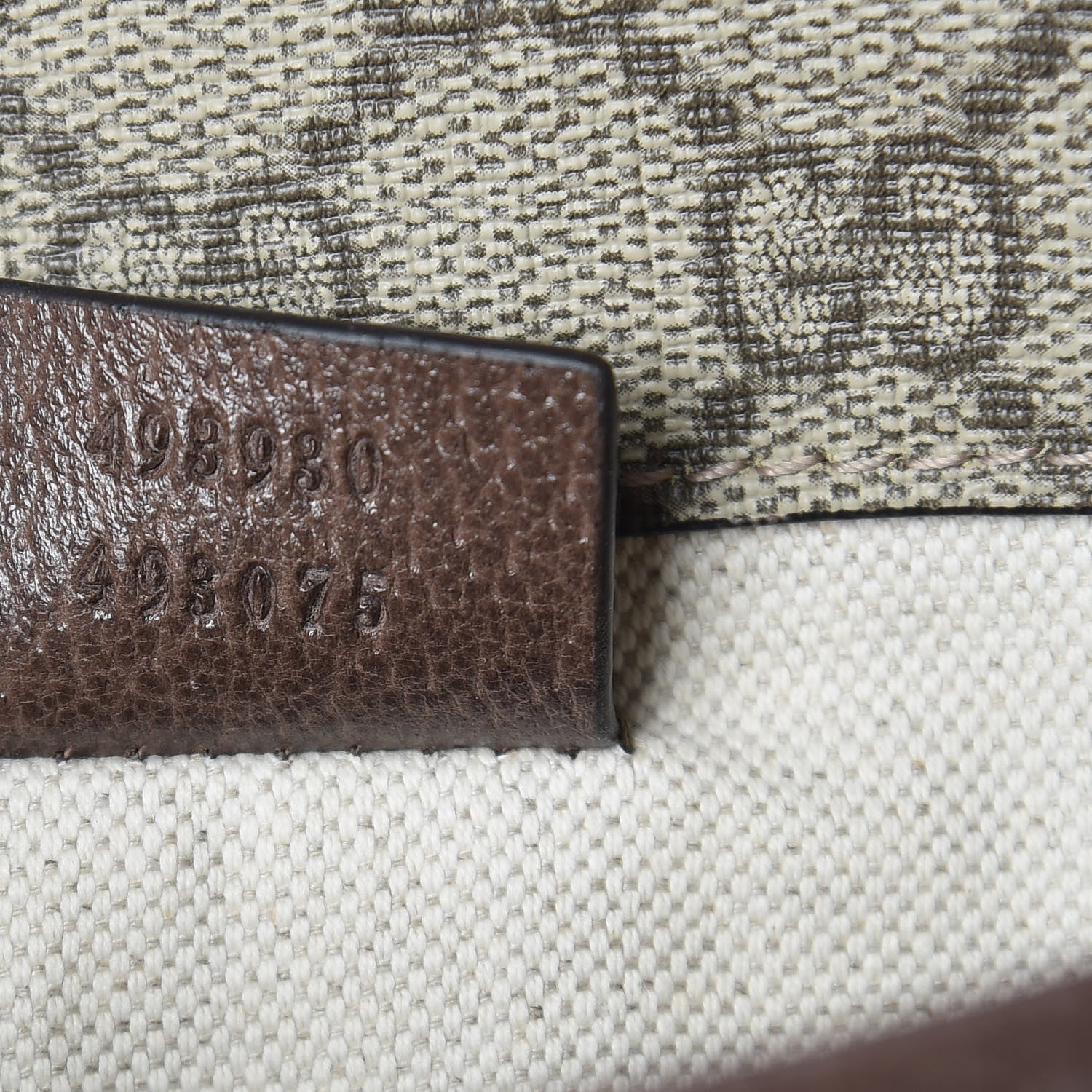 Gucci GG Supreme Monogram Neo Vintage Web Belt Bag Brown 7 of 9